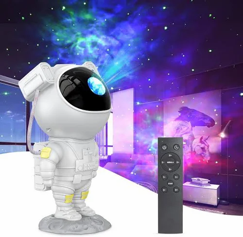 Astronaut Projector Lamp Galaxy Projection Led Night Light Cartoon Spaceman Table Lamp